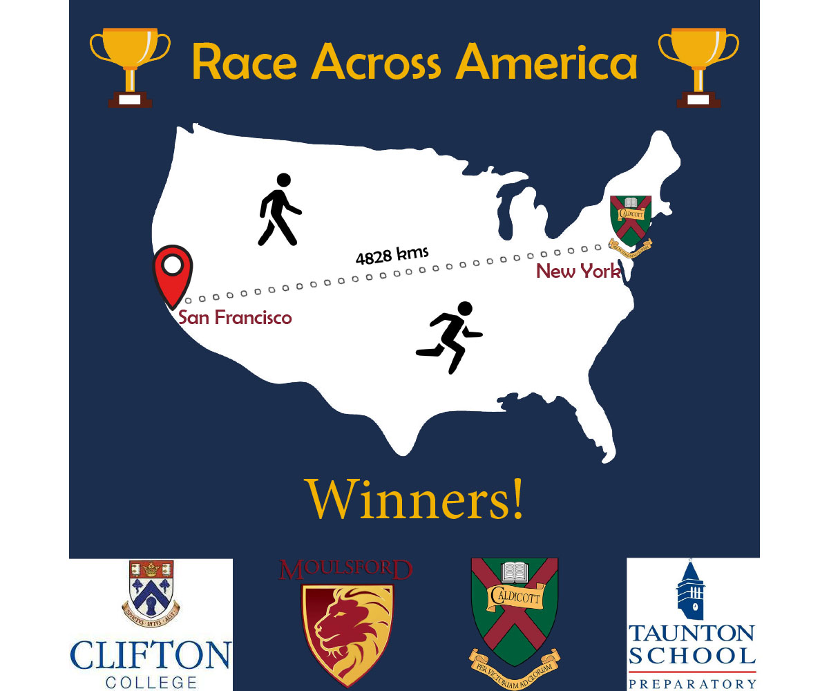 Caldicott Race Across America Winners! Caldicott